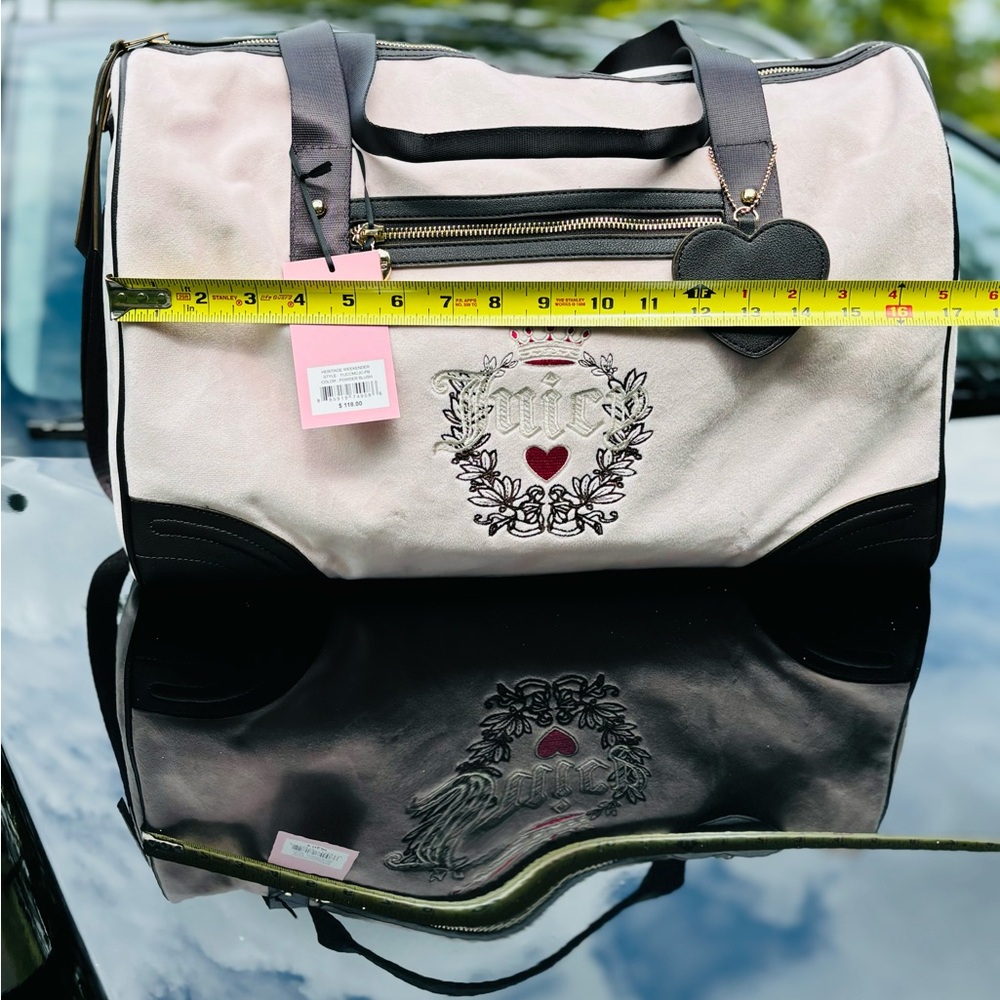 Juicy Couture Pink and Black Travel Bag - Picture 7 of 8